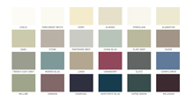Painted Kitchen Colour Range